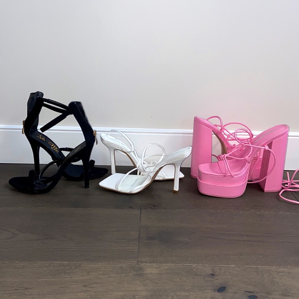 BUNDLE heels size 6
